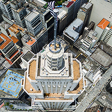 São Paulo vista do alto de um drone