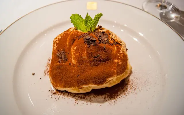 Tiramisu do restaurante Fasano em São Paulo