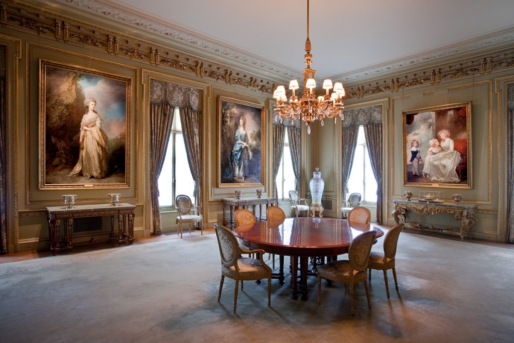 Dining Room with Gainsborough's Portaits